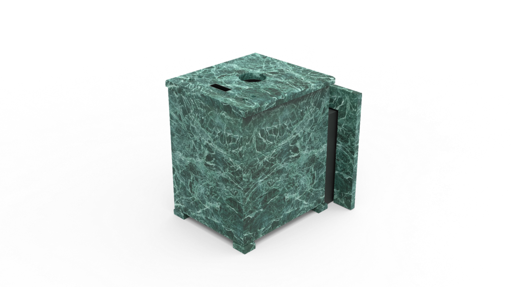 Печь из натурального камня Genesis GN 500 облицовка закрытая плоская пироксенит-элит фото в Перми