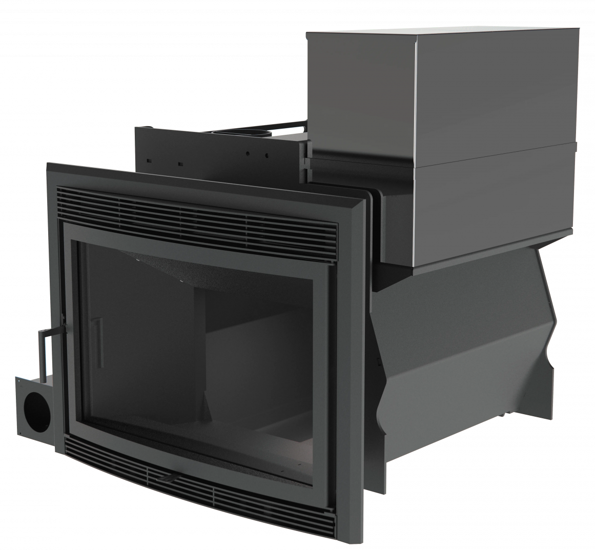 Банный камин 500, сталь+СВО фото в Перми