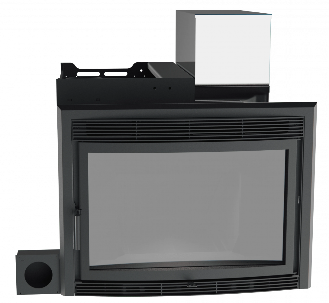 Банный камин 500, сталь+СВО фото в Перми