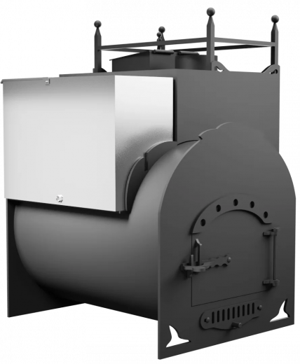 Печь Горыныч Мини, каменка закрытая с правой стороны фото в Перми