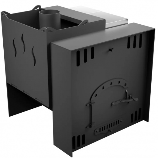 Печь Горыныч Мини, каменка с левой стороны, естественная система воздушного отопления фото в Перми