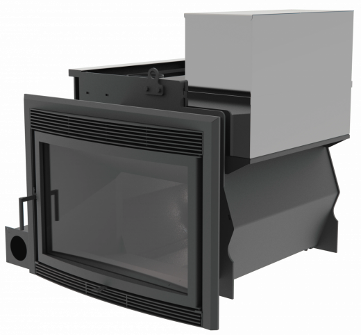 Банный камин 800, сталь фото в Перми