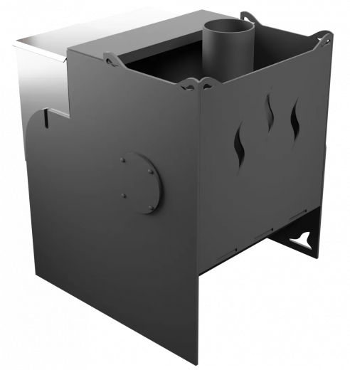 Печь Горыныч Мини, каменка с левой стороны фото в Перми