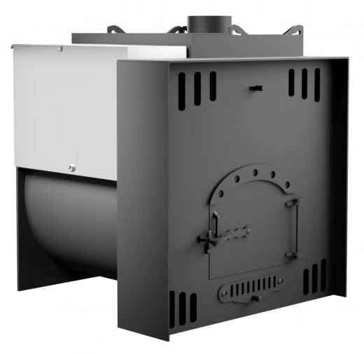 Печь Горыныч Мини, каменка с правой стороны, естественная система воздушного отопления фото в Перми