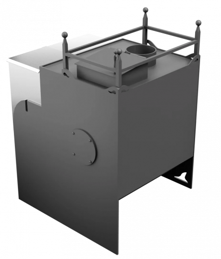 Печь Горыныч Мини, каменка закрытая с левой стороны фото в Перми