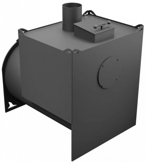 Печь Горыныч Мини, двойная каменка закрытая, малая дверь со стеклом фото в Перми